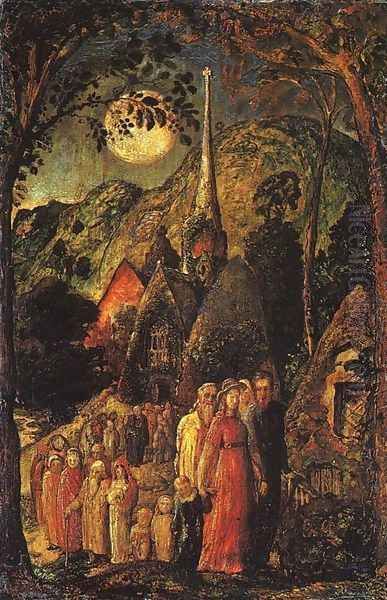 Coming from Evening Church by Samuel Palmer