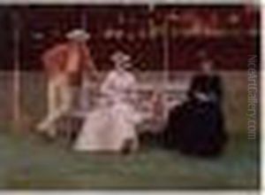 The Tennis Match by John Lavery