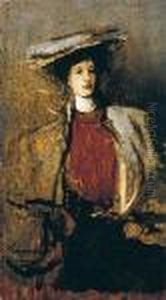 Femme Au Chapeau by John Lavery