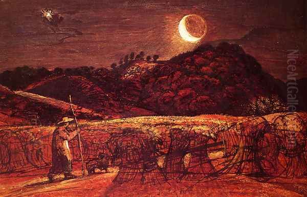 Cornfield by Moonlight - view 1