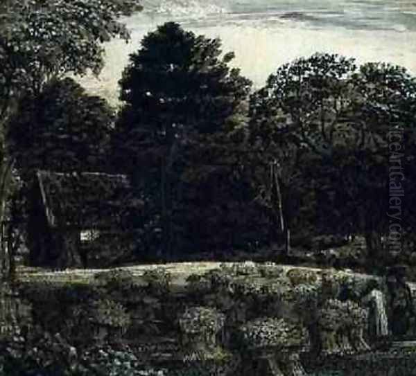 A Cornfield, Shoreham at Twilight - view 1