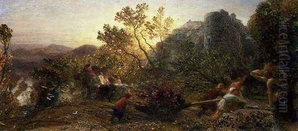 Harvest in the Vineyard - view 1