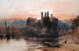 Caernarvon Castle, North Wales, 1836