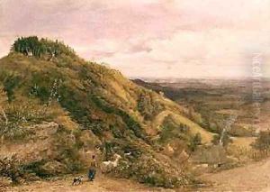 The Shepherdess by Samuel Palmer