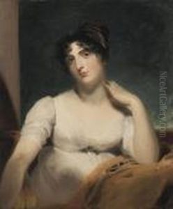 Portrait Of Mrs Henry Ker-seymer Portrait Of Mrs Henry Ker-seymer