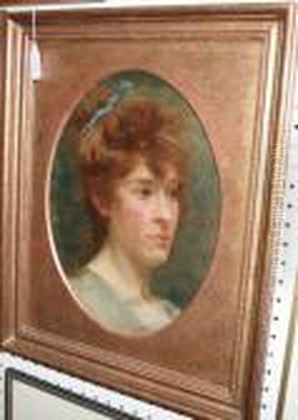 Oval Portrait Of Misslansdowne - view 1