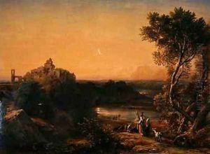 Papigno on the Nar below the Falls of the Terni, 1839 by Samuel Palmer
