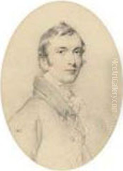 Portrait Of Benjamin Rouse Junior, Half-length, Turned To The Leftand Facing Forwards - view 1