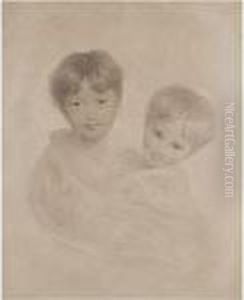 Portrait Sketch Of Two Boys,
Possibly George, 3rd Marquesstownshend (1778-1855) And His Younger
Brother Charles(1785-1853) by Sir Thomas Lawrence