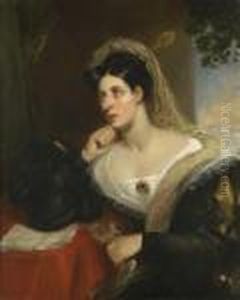Daydreams, A Young Noblewoman Seated At A Window by Sir Thomas Lawrence