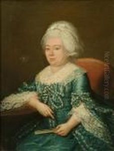 Portrait Of Alady Half Length Seated