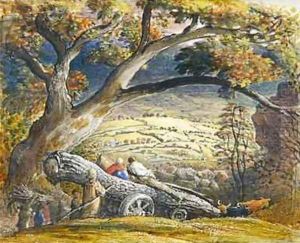 The Timber Wain, c.1833-34 by Samuel Palmer