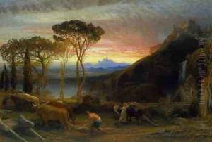 Illustration to Miltons Lycidas by Samuel Palmer