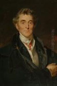 Half Length Portrait Of Arthur Wellesley, 1st Duke Of Wellington by Sir Thomas Lawrence