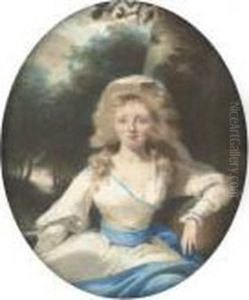 Portrait Of A Young Woman,
Three-quarter-length, In A White Dress, Traditionally Identified As Mrs
Fitzherbert by Sir Thomas Lawrence