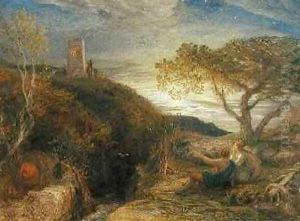 The Lonely Tower, 1868 by Samuel Palmer