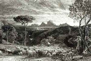 Opening the Fold, Early Morning, 1880 by Samuel Palmer