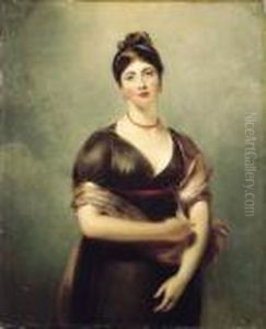 Portrait Of Elizabeth Jennings,
Later Mrs William Lock,three-quarter-length, In The Pose Of The Venus
De' Medici, In Abrown Dress And Pink Wrap Portrait Of Elizabeth Jennings,
Later Mrs William Lock,three-quarter-length, In The Pose Of The Venus
De' Medici, In Abrown Dress And Pink Wrap