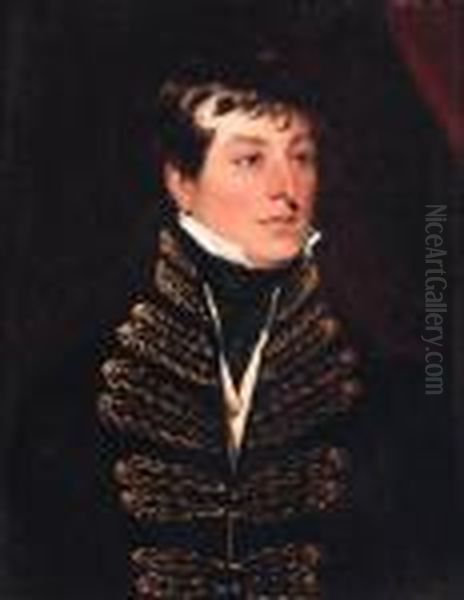 Portrait Of An Officer, Quarter-length, In Uniform - view 1