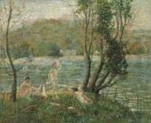 Bathers by Ernest Lawson