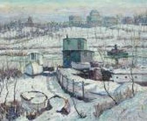 Boathouse, Winter, Harlem River