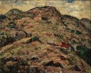 Abandoned Gold Mine, Cripple Creek by Ernest Lawson