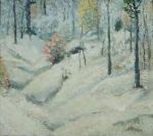 "snow Flurry by Ernest Lawson