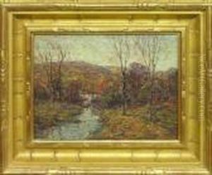 Stream Through An Autumn Landscape by Ernest Lawson