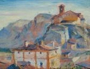 Untitled - The Mountain Village by Ernest Lawson