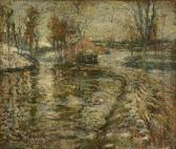 Connecticut Winter Landscape - view 1