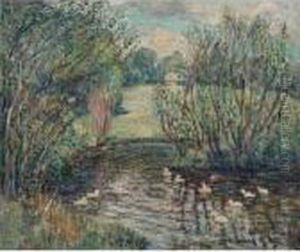 The Duck Pond by Ernest Lawson