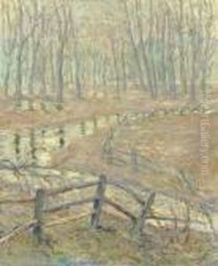 Landscape With Stream by Ernest Lawson