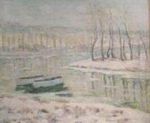Willows In Winter by Ernest Lawson