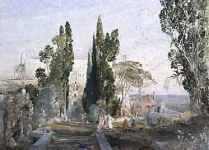 The Villa dEste by Samuel Palmer