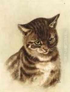 Portrait Of A Cat by Ernest Lawson