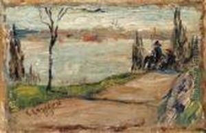 Morningside Heights And Central Park; A Pair Of Works by Ernest Lawson