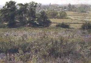 The Furze Field by Samuel Palmer