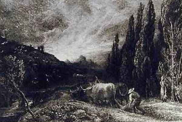 The Early Ploughman, 1861-79 by Samuel Palmer