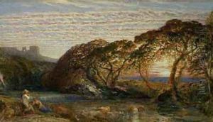 The Shadowy Stream by Samuel Palmer