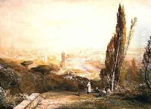 Rome, from the Western Hills, c.1840 by Samuel Palmer