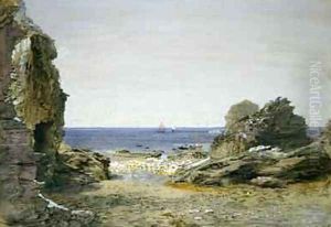 Backways, near Tintagel, Cornwall by Samuel Palmer