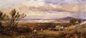 The Cornfield, Cloudy Morning by Samuel Palmer