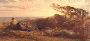 Eventide, c.1858 by Samuel Palmer