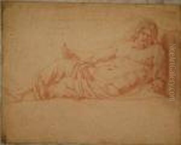 Allegory Ofa Resting Man - view 1
