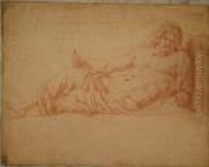 Allegory Ofa Resting Man by Charles Lebrun