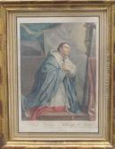Saint Charles Borromee, Archeveque De Milan by Charles Lebrun