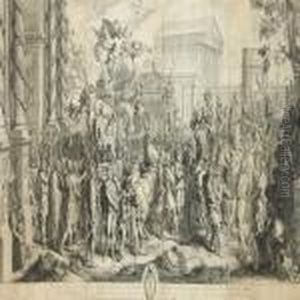 A Roman Parade by Charles Lebrun
