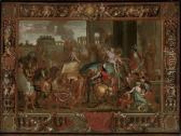 The Triumphal Entry Of Alexander Into Babylon - view 1