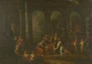 Christ Blessing The Children by Charles Lebrun