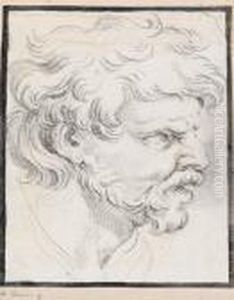 Charakterstudie Eines Mannes Im Profil by Charles Lebrun